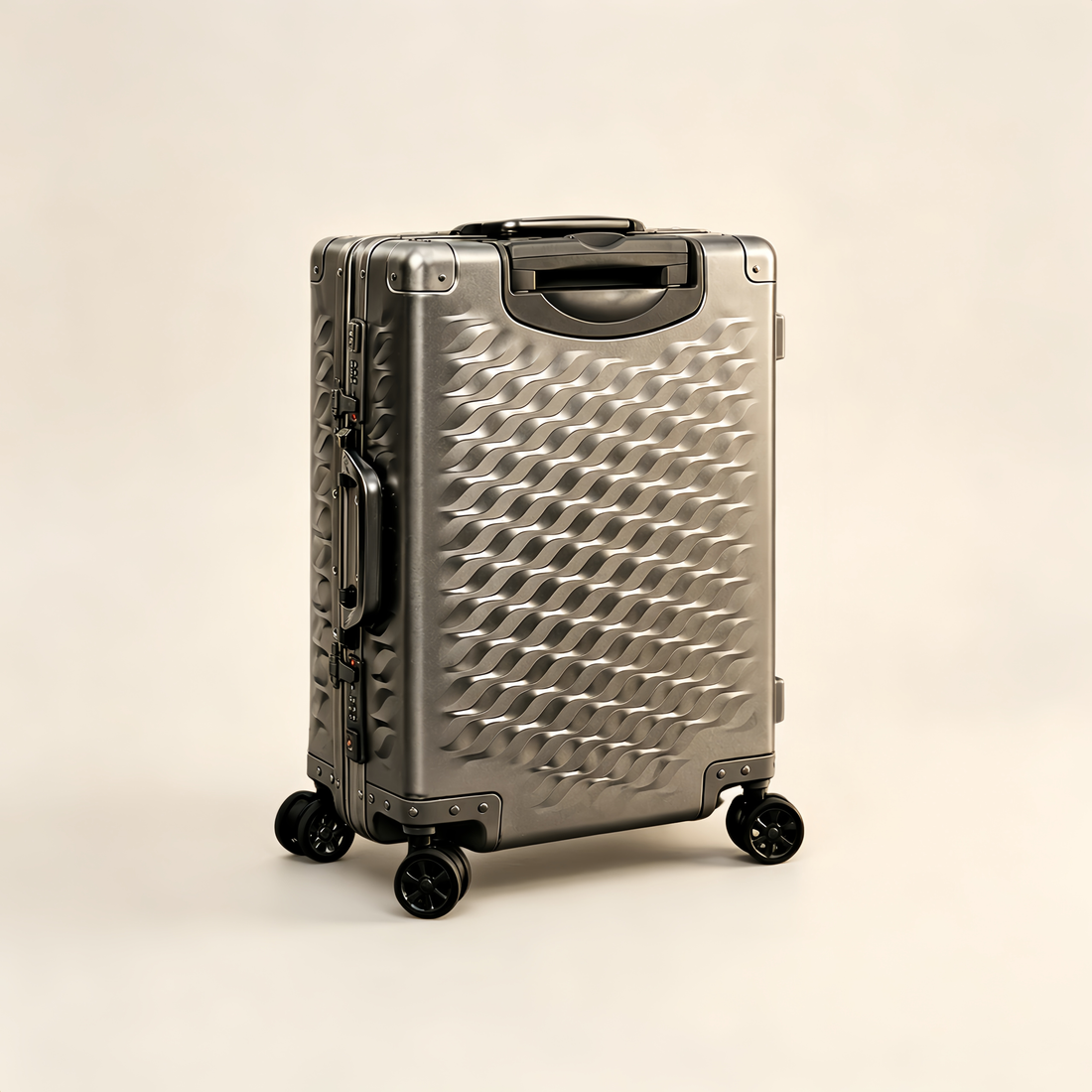 Premium Titanium Carry-On Luggage – 36L Ultra-Lightweight & Durable Travel Suitcase
