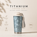 Premium Titanium Travel Coffee Mug – Double-Layer Insulated 535ml Tumbler